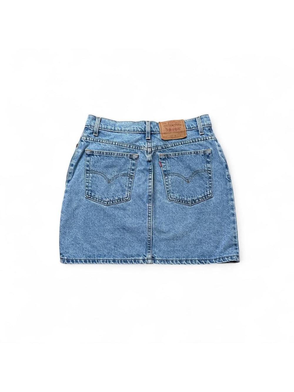 Y2K Levi’s 00s Women’s Blue Denim Skirt